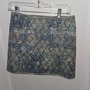 Free People Darla Quilted Mini Skirt